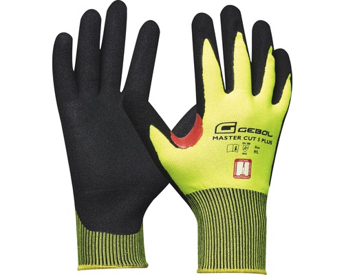 Arbeitshandschuh Master Cut 5 Plus gelb/schwarz Gr. 9 Arbeitshandschuh Master Cut 5 Plus gelb/schwarz Gr. 9