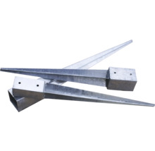 Einschlagbodenhülse 71x71x750 mm mit Befestigungsset-thumb-1 Einschlagbodenhülse 71x71x750 mm mit Befestigungsset-thumb-1