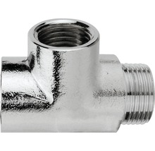 T-Stück aus Metall mit Gewinde