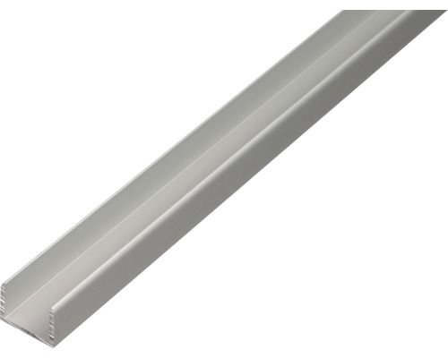 U-Profil Aluminium silber 8,9 x 10 x 1,5 mm 1,5 mm , 1 m