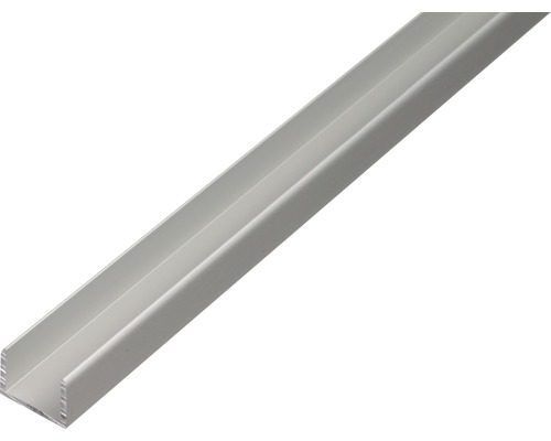 U-Profil Aluminium silber 8,9 x 10 x 1,5 mm 1,5 mm , 1 m Aluminium U-Profil