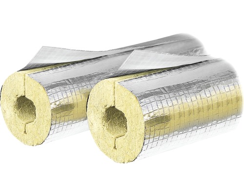 Steinwoll-Rohrschale Steinbacher aluminiumkaschiert 18x20 mm