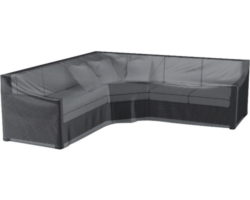 Abdeckung für eine Ecklounge aus Rattan