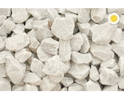 Marmorbruch 25-50 mm 25 kg Carrara-Weiß Marmorbruch 25-50 mm 25 kg Carrara-Weiß