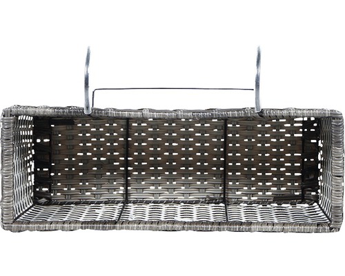 Hängeampel aus Kunststoffgeflecht