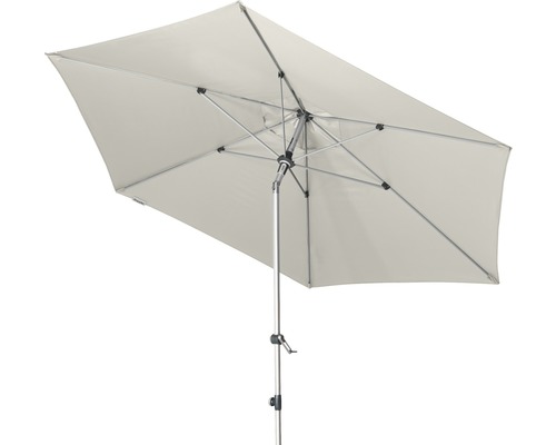 Rechteckiger Sonnenschirm mit Metallgestell