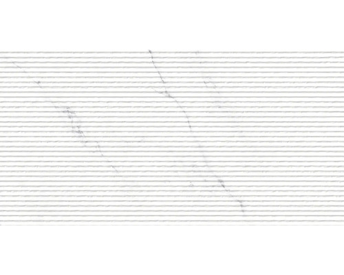 Feinsteinzeug Dekorfliese Verona 32,0x62,5 cm weiß matt