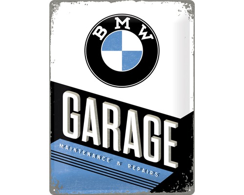 Blechschild BMW Garage 30x40 cm