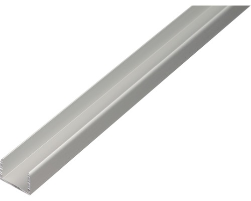 U-Profil Aluminium silber 8,9 x 10 x 1,5 mm 1,5 mm , 2 m U-Profil aus Aluminium