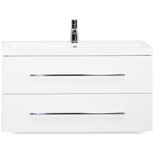 Waschtischunterschrank mit zwei Schubladen und Armatur