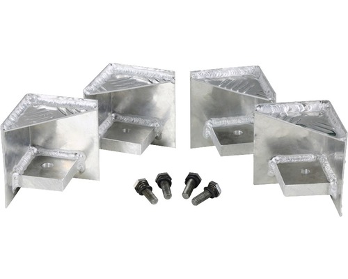 Palettenfüße für Riffelblechboxen Alutec Palettenfüße für Riffelblechboxen Alutec