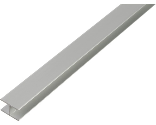 H-Profil Aluminium silber 8,9 x 20 x 1,5 mm 1,5 mm , 1 m