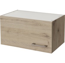 Hängeschrank mit Holzstruktur und Griff