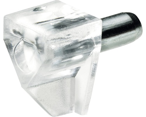 Regalbodenträger aus Kunststoff mit Metallstift