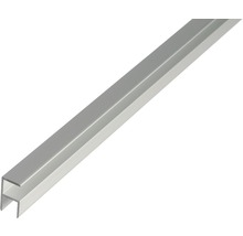 Eckprofil Aluminium silber 12,9 x 24 x 1,5 mm 1,5 mm , 2 m-thumb-0
