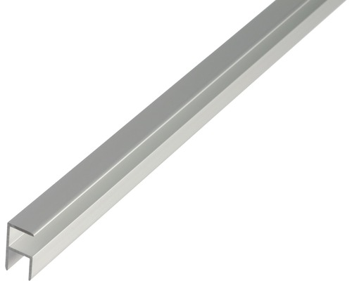 Eckprofil Aluminium silber 10,9 x 20 x 1,5 mm 1,5 mm , 2 m Aluminium U-Profil für vielfältige Anwendungen