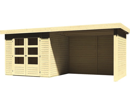 Holzgartenhaus mit Doppeltür