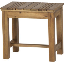 Holzhocker mit Lattenrost-Sitzfläche