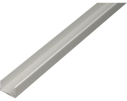 U-Profil Aluminium silber 10,9 x 10 x 1,5 mm 1,5 mm , 2 m