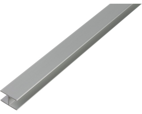 H-Profil Aluminium silber 12,9 x 22 x 1,5 mm 1,5 mm , 2 m