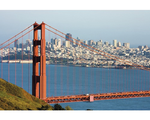 Fototapete Papier 97343 Golden Gate Bridge 350 x 260cm 7-tlg. 350 x 260 cm