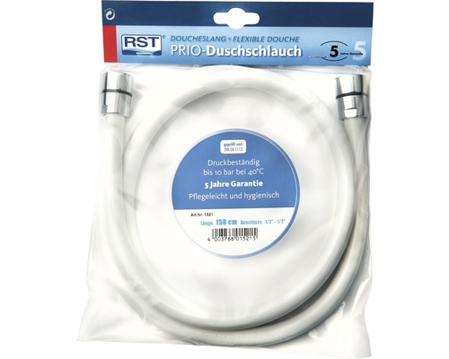 RST PRIO Duschschlauch, flexibler Duschschlauch, 150 cm lang