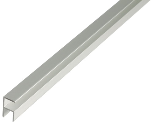 Eckprofil Aluminium silber 12,9 x 24 x 1,5 mm 1,5 mm , 1 m Aluminiumprofil für verschiedene Anwendungen
