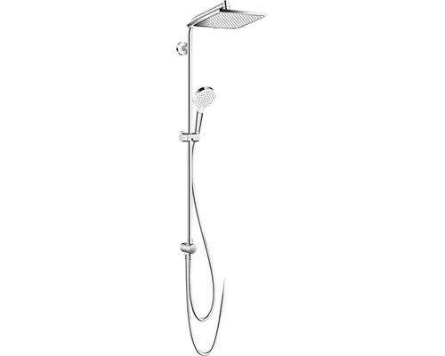 Duschsäule hansgrohe Crometta E Showerpipe 240 1 jet Reno mit Umsteller chrom 27289000