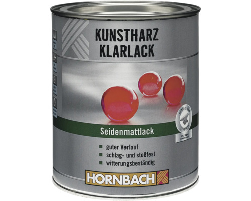 HORNBACH Kunstharz Klarlack seidenmatt 375 ml