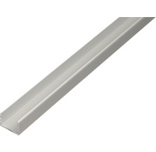 U-Profil Aluminium silber 19,9 x 15 x 2 mm 2,0 mm , 2 m-thumb-0