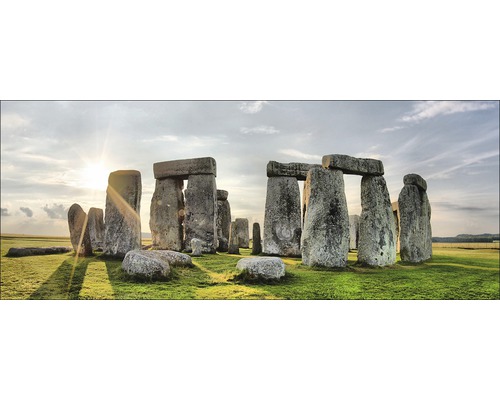 Glasbild Stonehenge 30x80 cm