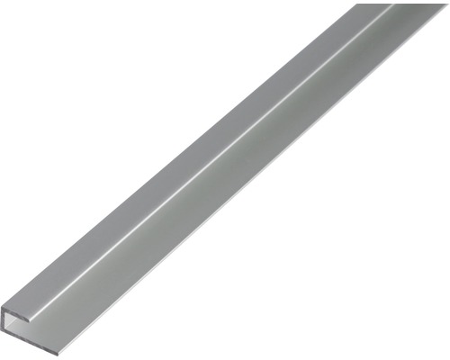 Abschlussprofil Aluminium silber 20 x 9 x 10 mm 1,5 mm , 1 m