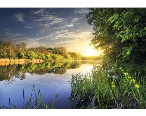 Fototapete Vlies 18393 River at the Sunset 350 x 260cm 7-tlg. 350 x 260 cm Fototapete Vlies 18393 River at the Sunset 350 x 260cm 7-tlg. 350 x 260 cm