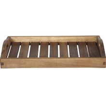 Holztablett mit Griffen