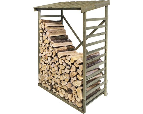 Brennholzregal Kiefer 125x70x185 cm kesseldruckimprägniert