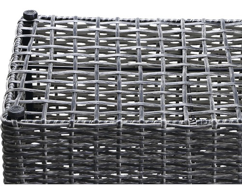 Detailansicht eines Rattankorbs