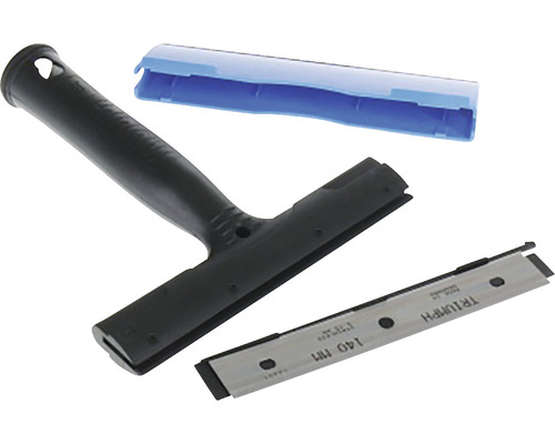 Fenstersauger mit Griff, Klinge und Klingenschutz