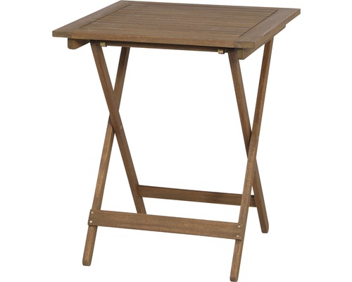 Quadratischer Klapptisch aus Holz für den Garten oder Balkon