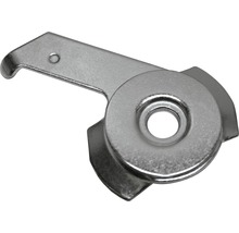 Deckenträger für Flächenvorhangschiene Atlanta silber 2 Stk.