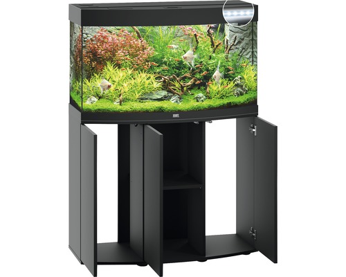 Aquarium mit Unterschrank und LED-Beleuchtung