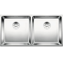 Doppelspülbecken aus Edelstahl