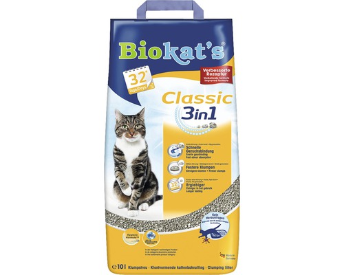 Katzenstreu Biokats Classic 3in1 10 l