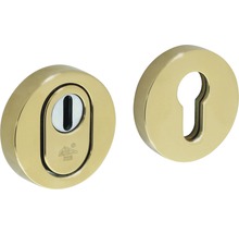 Schutzrosette rund Messing PVD-Beschichtung einbruchhemmend für PZ Ø 55 mm 1 Paar-thumb-0 Schutzrosette rund Messing PVD-Beschichtung einbruchhemmend für PZ Ø 55 mm 1 Paar-thumb-0