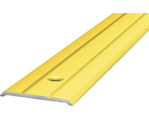 Übergangsprofil Alu gold gelocht 25 x 2700 mm