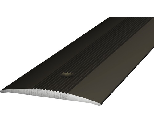 Prinz Übergangsprofil Alu bronze gelocht 37 x 1000 mm Profilleiste mit Rillen und Montagebohrung