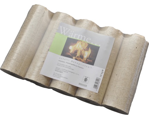 Paket Holzbriketts für Kamin und Ofen, 10 kg