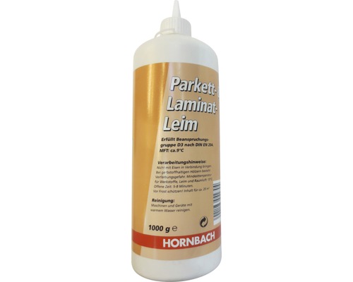 Parkett Laminat Leim in einer 1000 Gramm Flasche von Hornbach