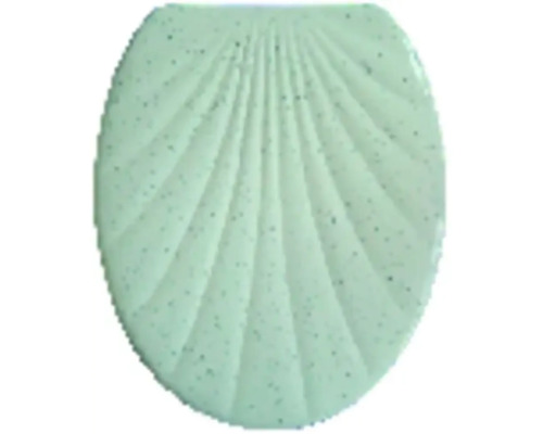 Toilettendeckel mit Muscheldekor