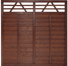 Zaunelement Konsta Venga 180x180 cm braun-thumb-0 Zaunelement Konsta Venga 180x180 cm braun-thumb-0