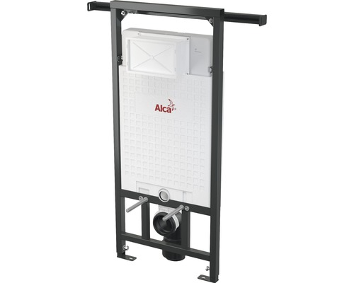 Montageelement Alca Komfort für Nasszellenrenovierung für Wand-WC H:1200 mm Vorwandelement für ein Wand-WC mit Spülkasten und Alca Logo